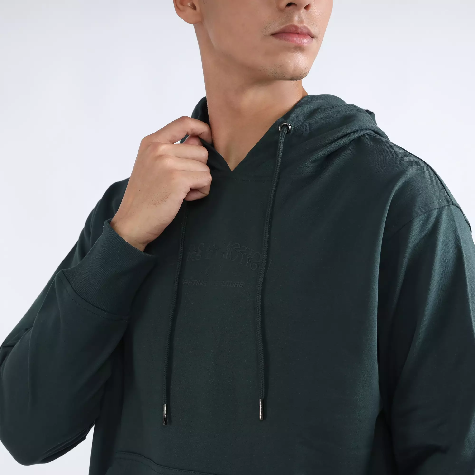 FACILITY by LARUSSO Work in Progress - Axton Graphic Hoodie - Green Gables