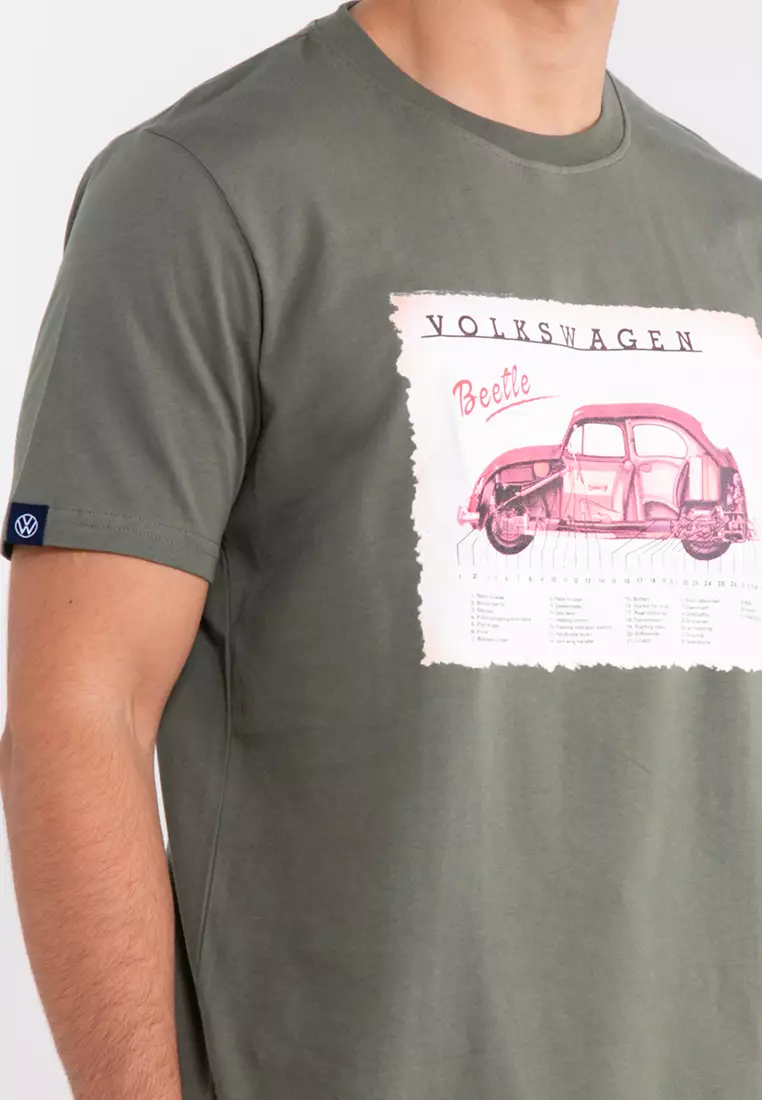 Men's Round Neck Graphic Tee