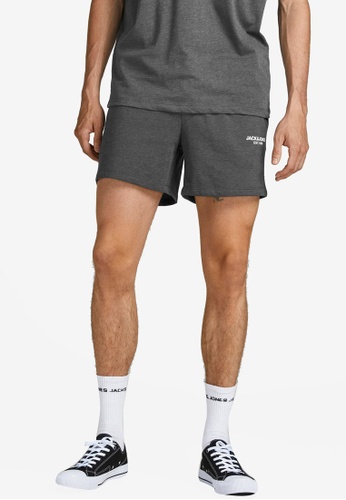 Jack & Jones grey Hexa Sweat Shorts BE0D8AAB470914GS_1