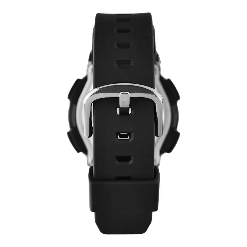 Jam Tangan Wanita Casio G-Shock Women GM-S110-1ADR Tough Charm Digital Analog Dial Black Resin Band