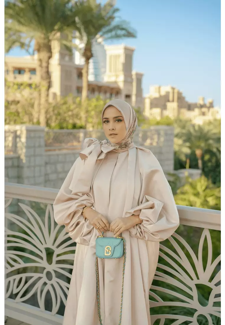 Buy Buttonscarves Al Qasr Voile Square Small - Coffee Online
