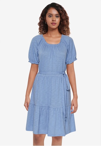 Buy GAP Short Sleeve Foreversoft Tiered Dress 2023 Online | ZALORA Singapore