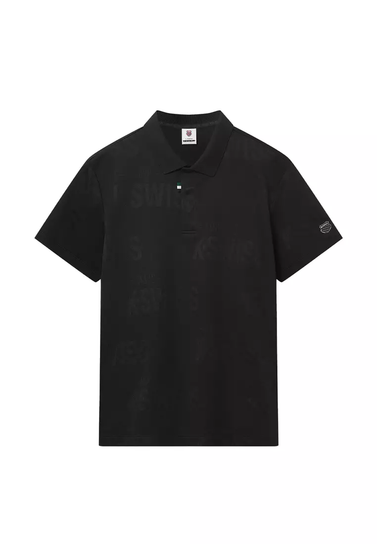 MEN'S ALL-OVER K-SWISS LOGO POLO SHIRT