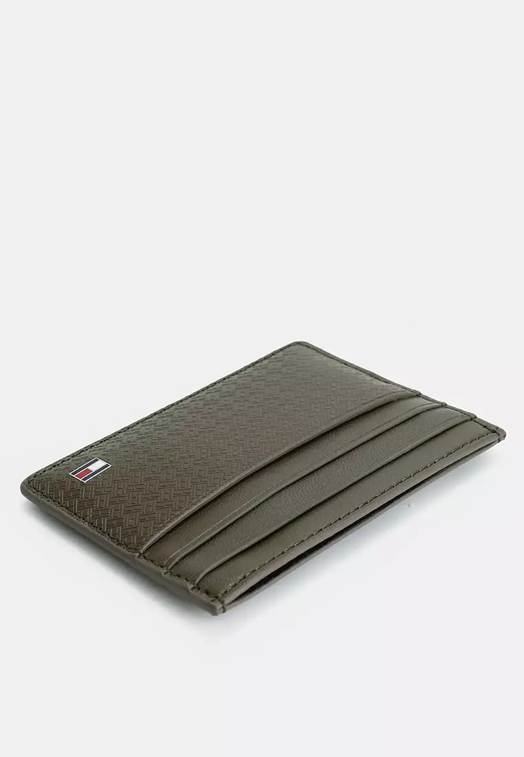 Embossed Flag Leather Card Holder