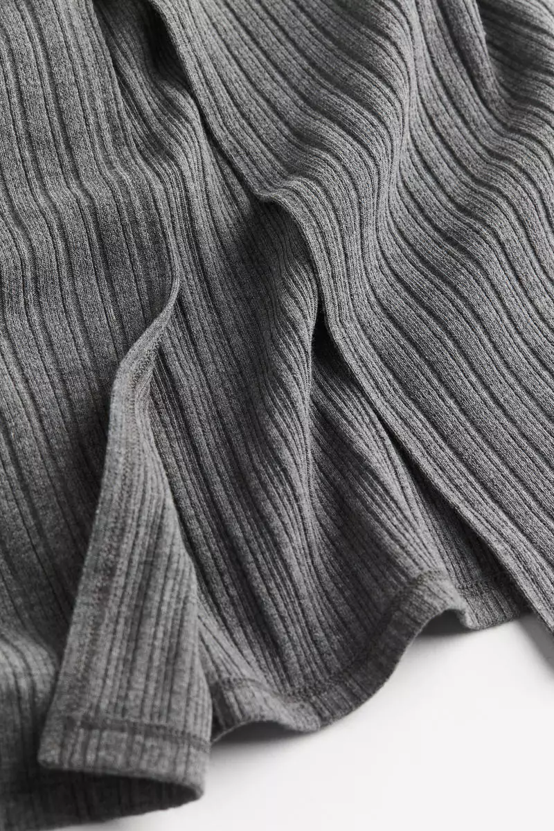 Collared jersey dress