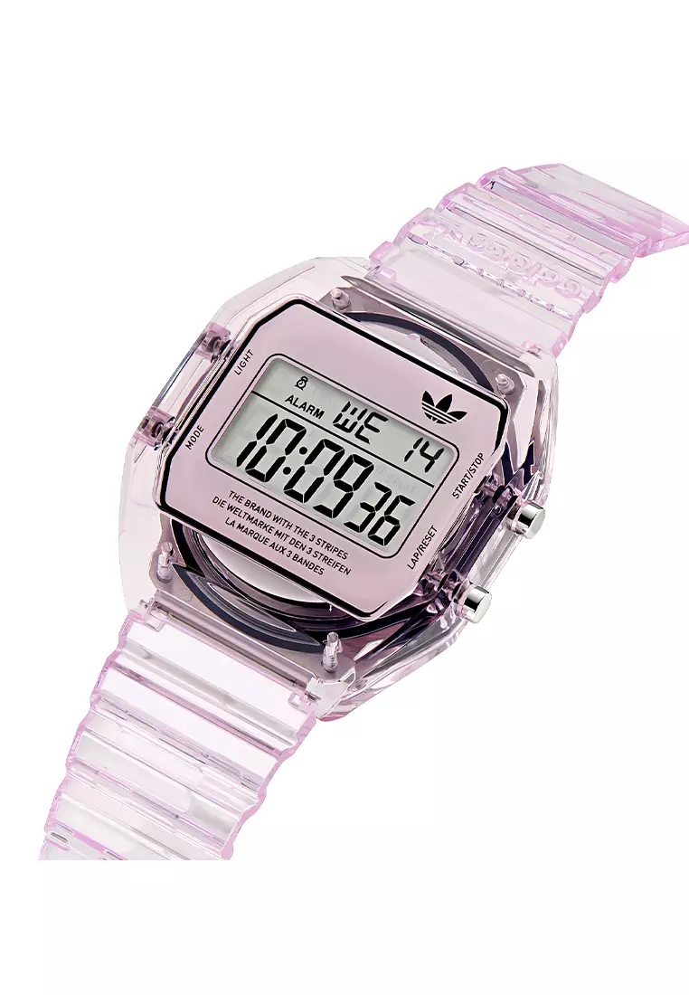 Adidas Medium Digital Two Crystal Resin Strap Jam Tangan Wanita - AOST24066