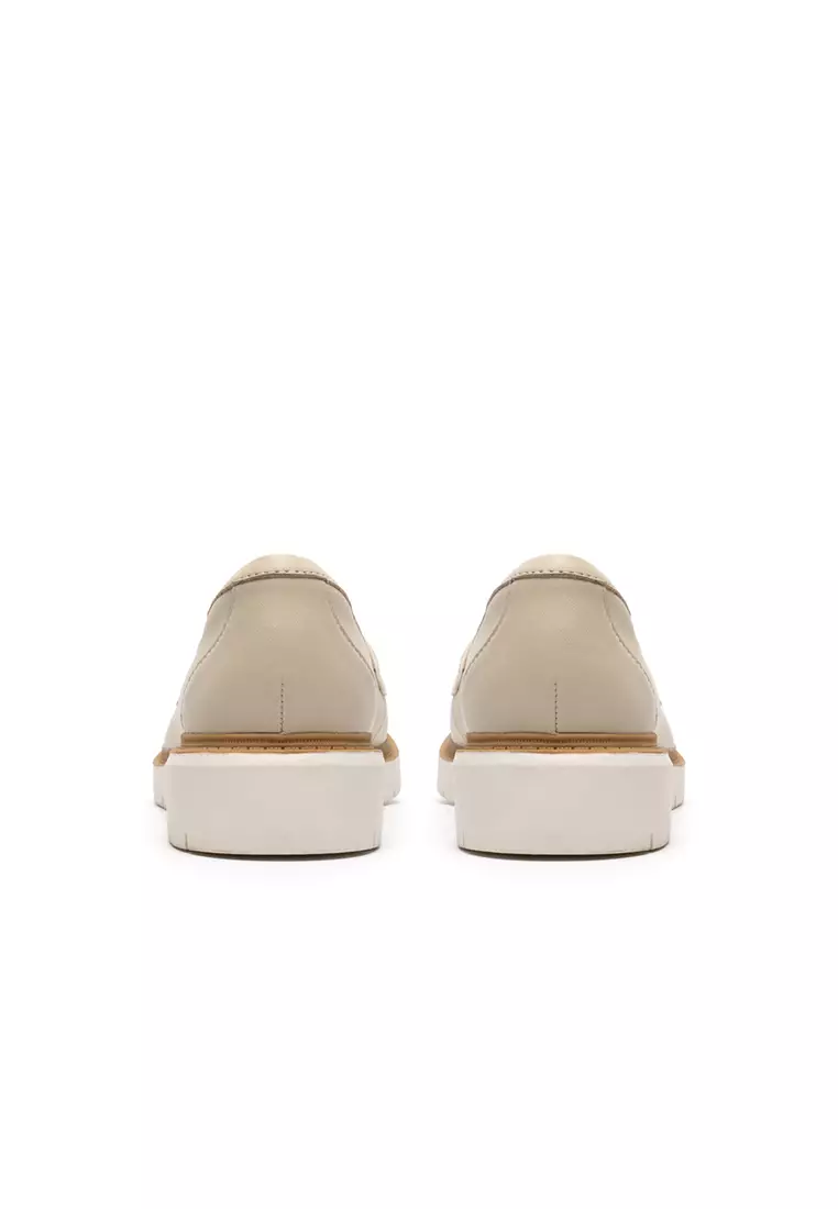 Womens Westlynn Bella Loafers - Cream Leather