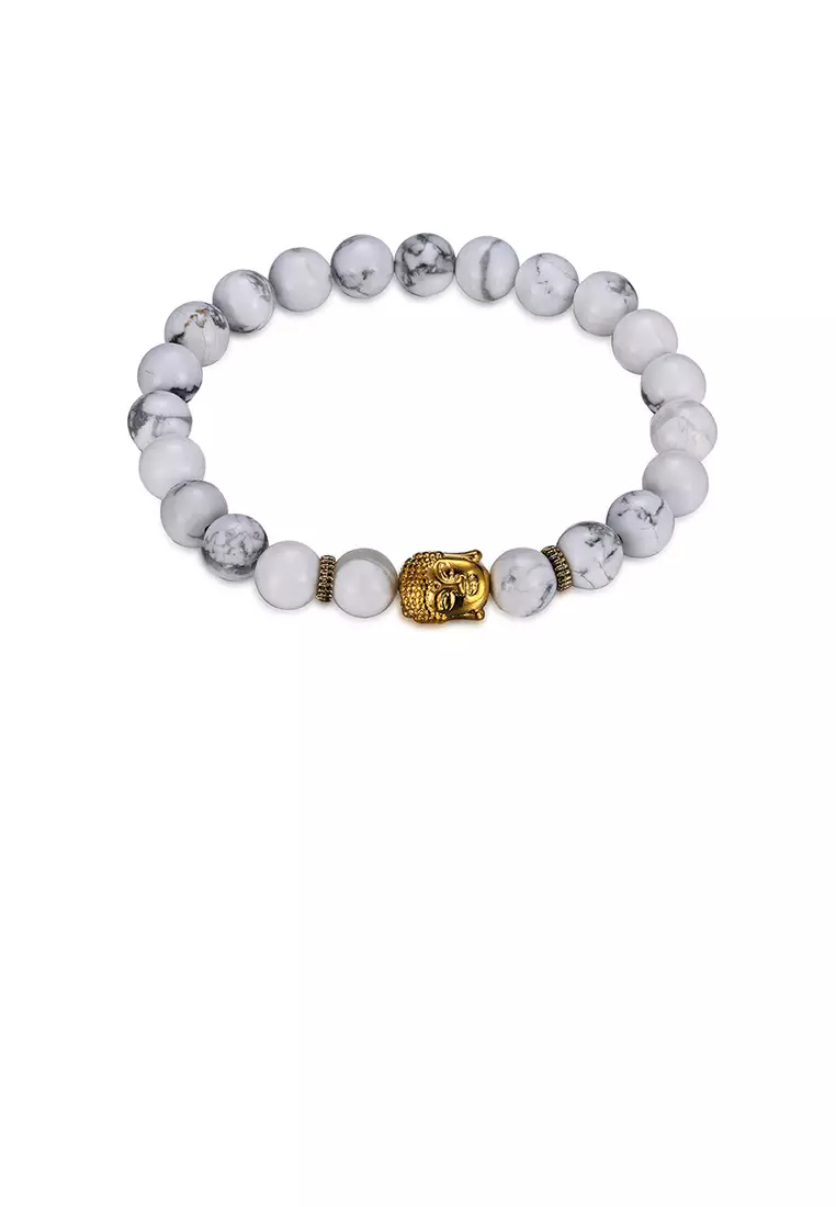 Buy Glamorousky Fashion Elegant Golden Buddha Beaded Bracelet 2024