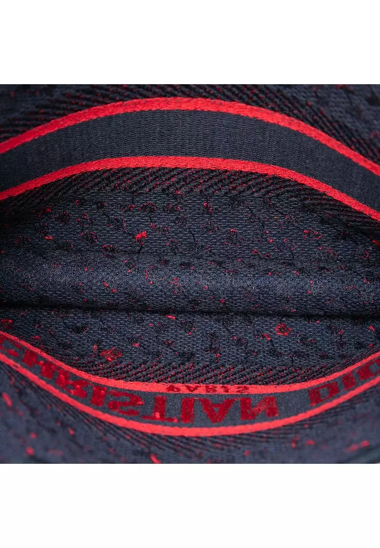 Pre-Loved Dior Mini Embroidered Canvas Pop Heart I Love Paris Book Tote