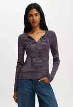 Lisa Stripe Velvet Currant