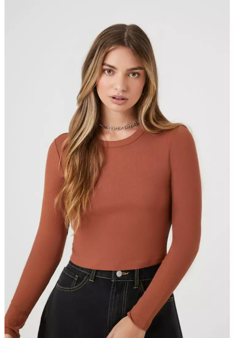Forever 21 long clearance sleeve top