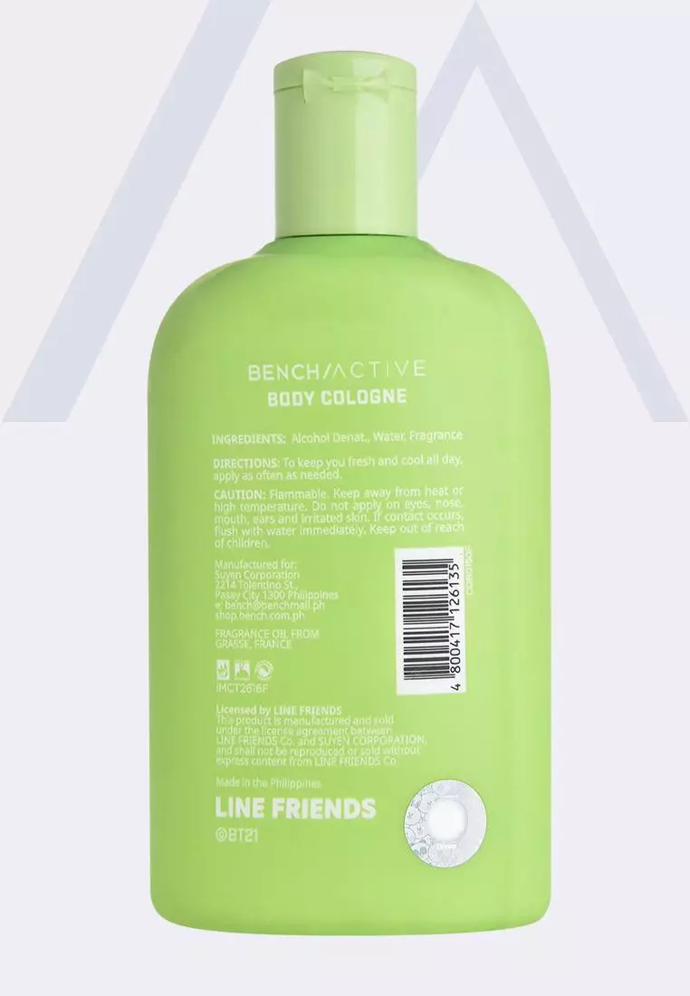 Bench Active BT21 Body Cologne - Shooky 150ml