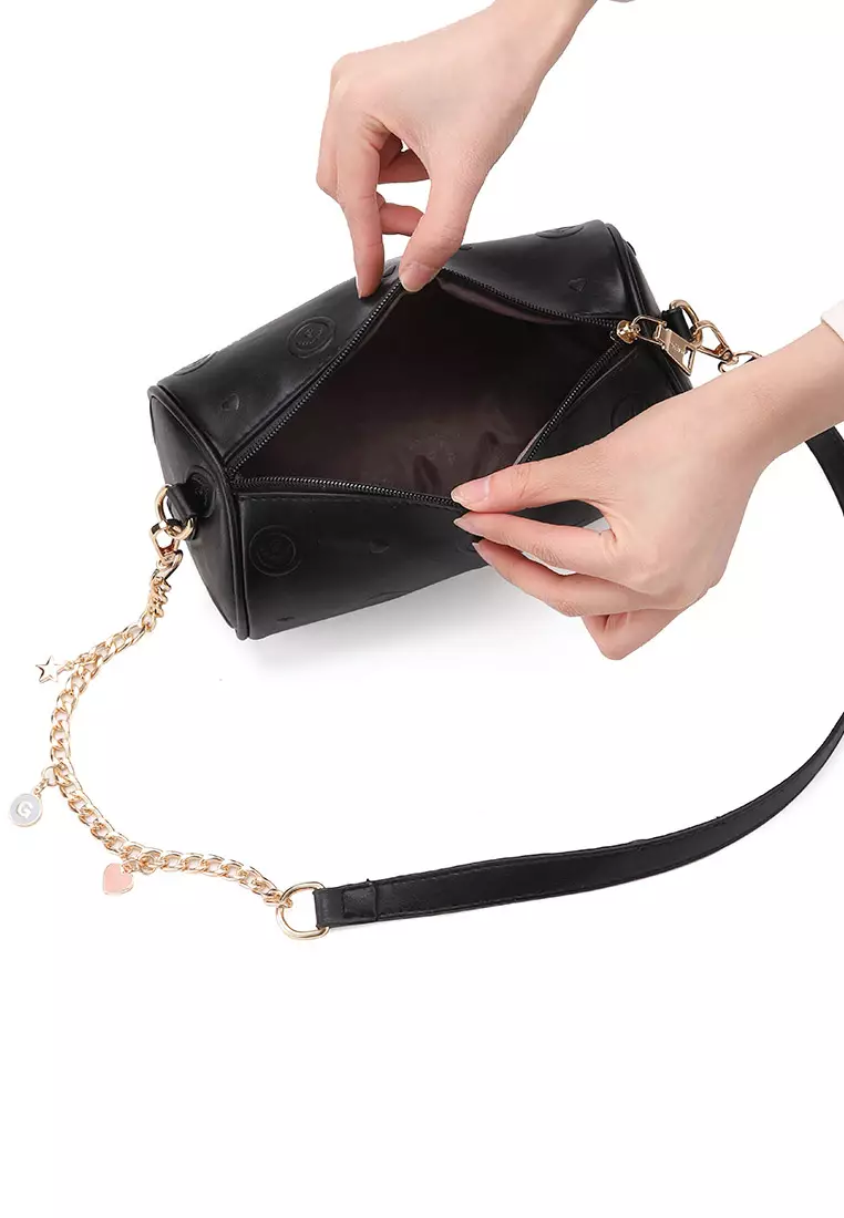 GYKACO KYUTO Black - Tas Wanita Sling Bag - Fashion Top Handle Bag (Import)