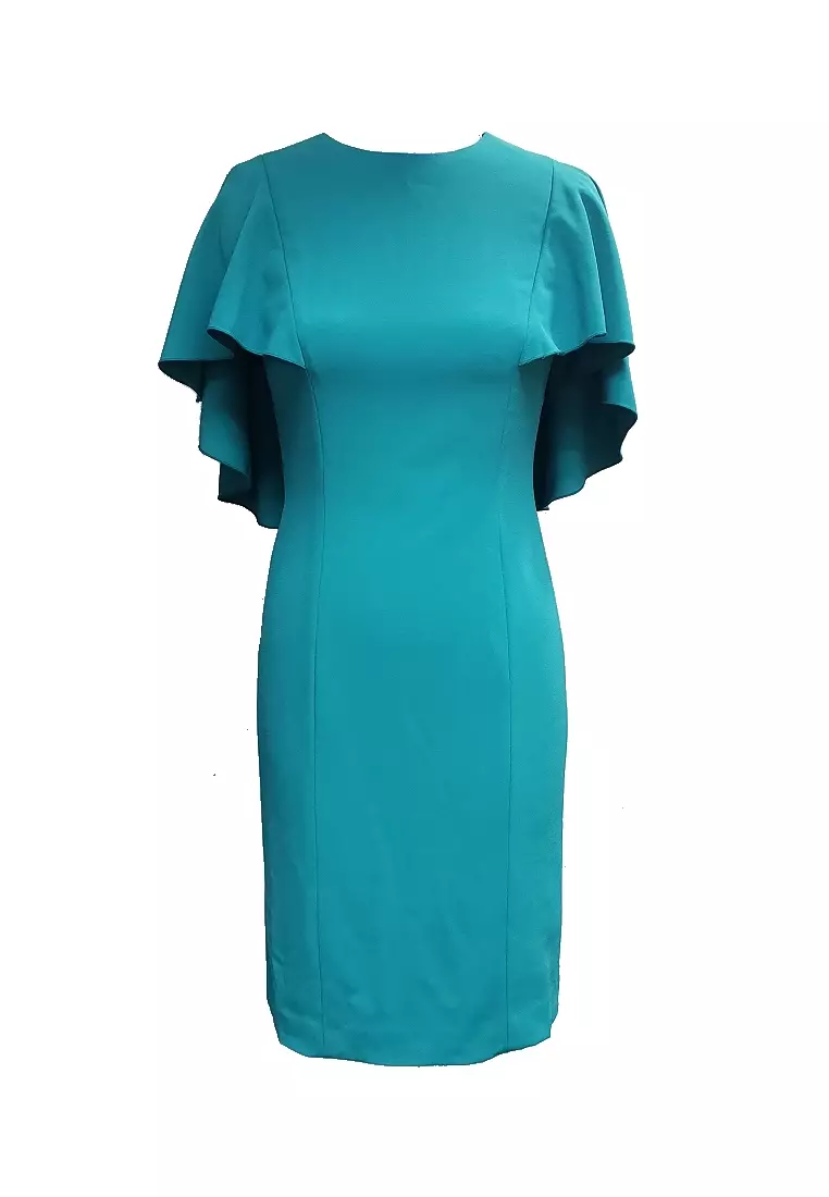 Feminine & Sexy Polyester Crepe Evening Gown