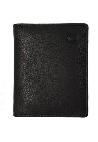 Oxhide black Leather Card Holder Wallet - Leather Mini Wallet Oxhide 4425 BLACK 478CCACE849512GS_1