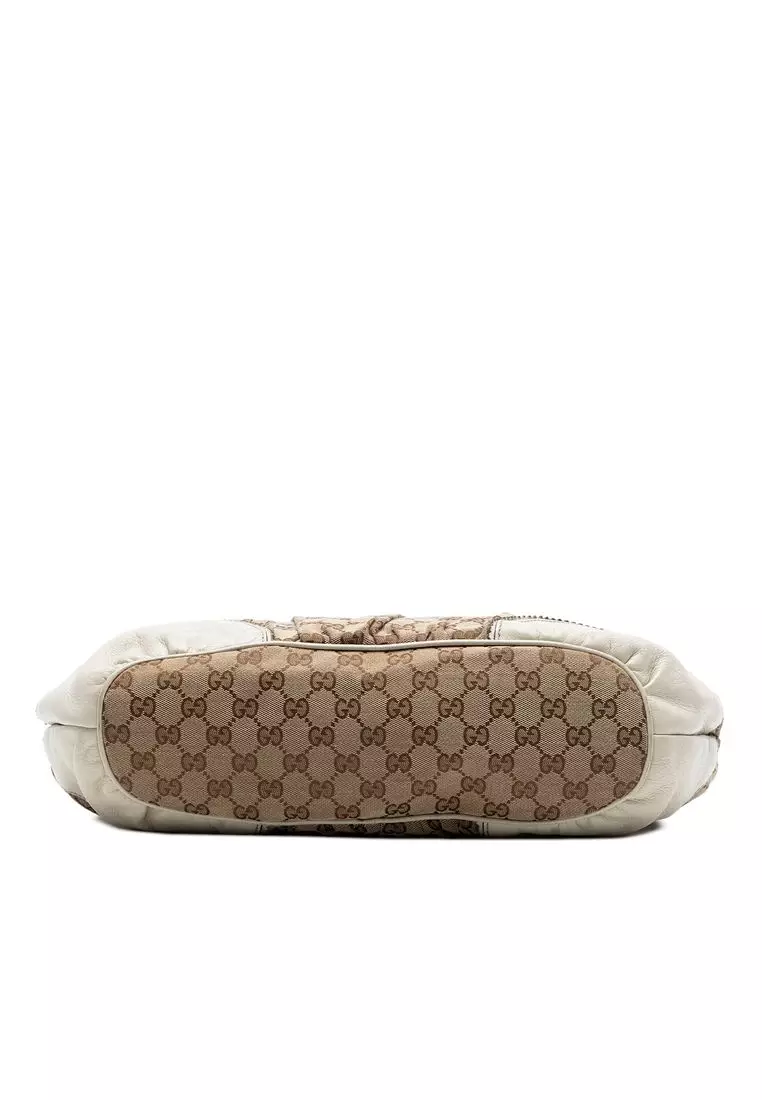 Pre-Loved Gucci Large Gg Canvas Tribeca Tote