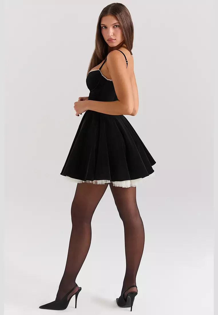 2025 summer camisole slim fit backless temperament dress CA25042270BK