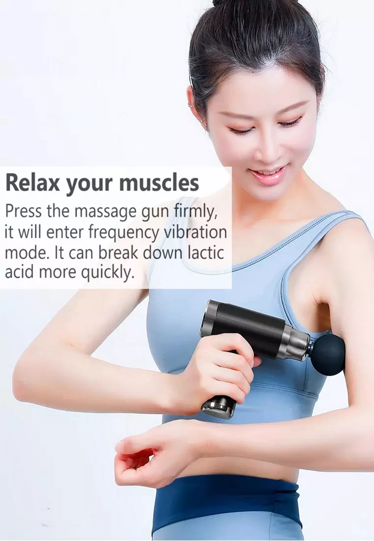 Buy Maidronic Maidronic Free Travel Case USB Rechargeable Premium Mini Massage  Gun Fascial Gun Massager (RED) Online | ZALORA Malaysia