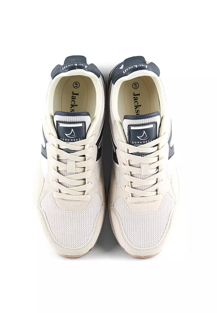 Jackson Labo 1JY Beige - Sepatu Sneakers Pria