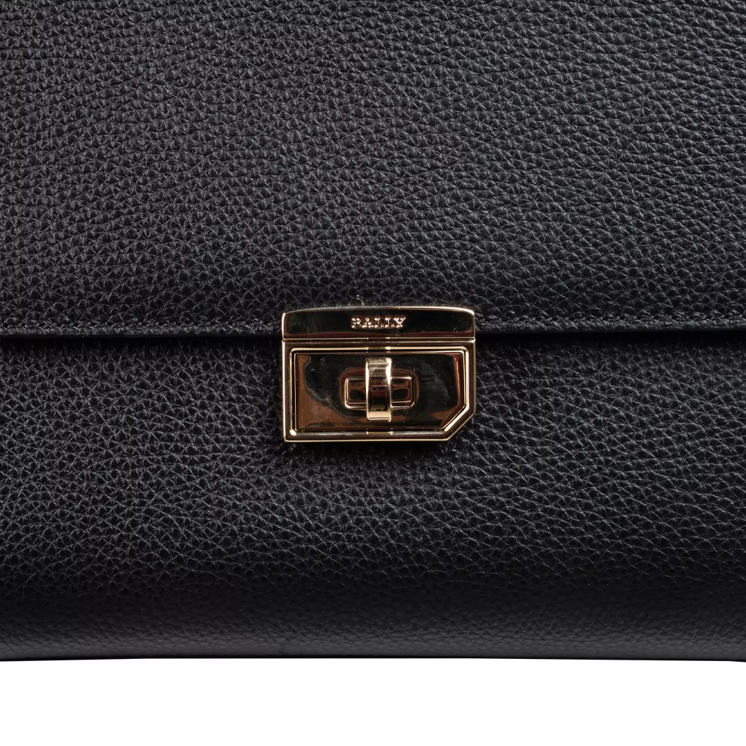 Bally Breeze Leather Tote Bag - Black