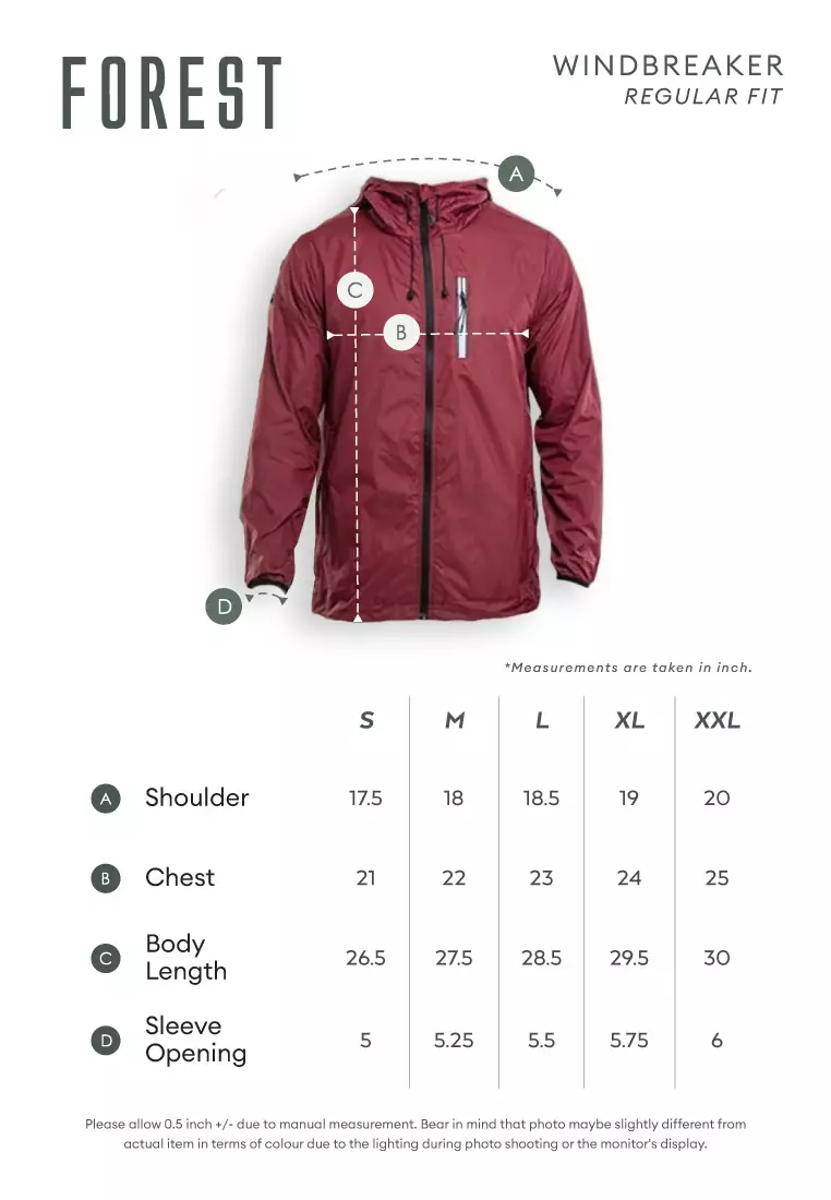 Forest Premium Windbreaker Men Jacket Reflective Jogging Running Waterproof Jacket - 30392-03DkGrey