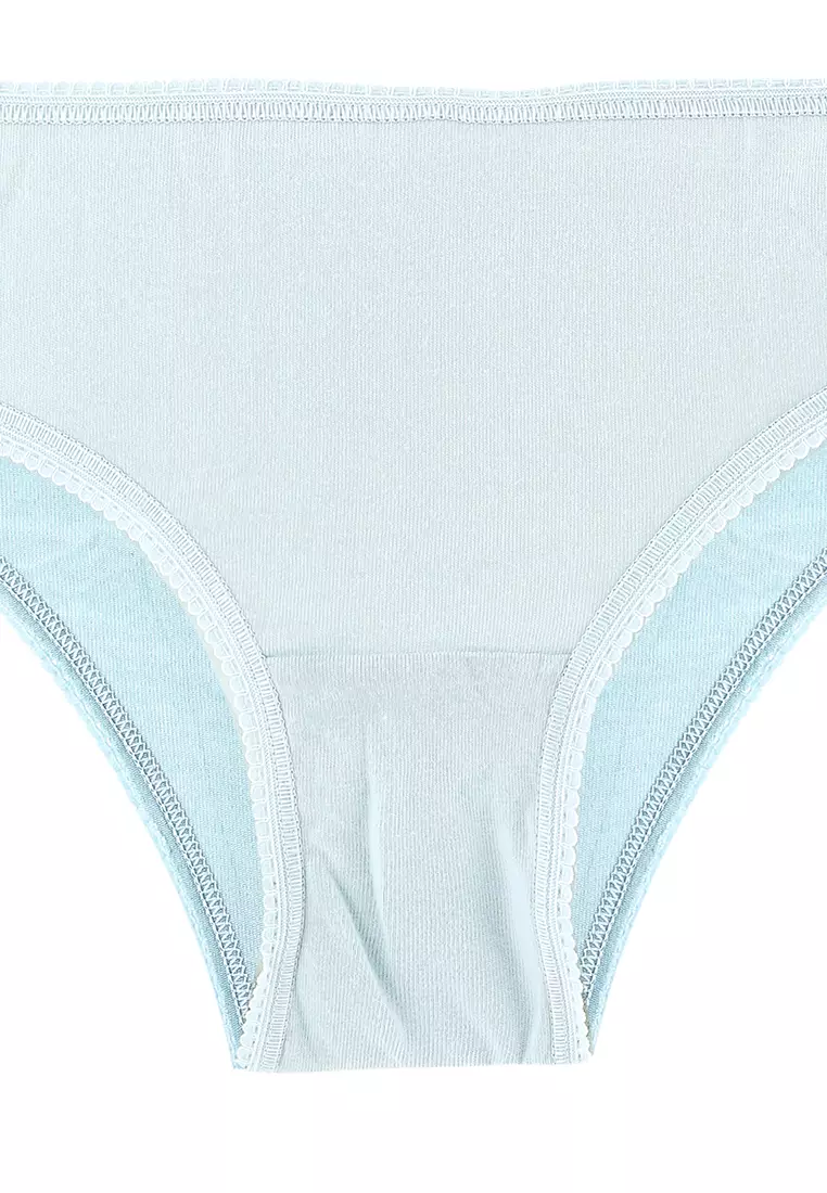 5pk Cotton Lycra Brazilian Knickers