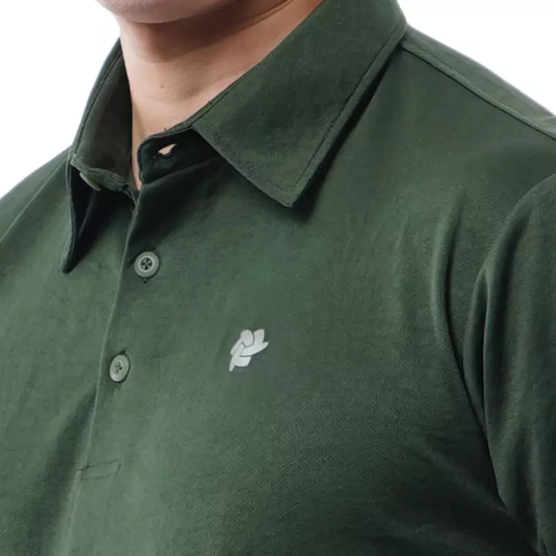 Tiento Pakaian Olahraga Golf Pria Polo Dry Fit Men Army