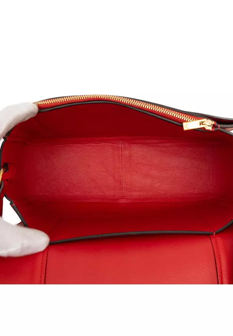 Pre-Loved Celine Medium Shiny Smooth Calfskin Frame Shoulder Bag