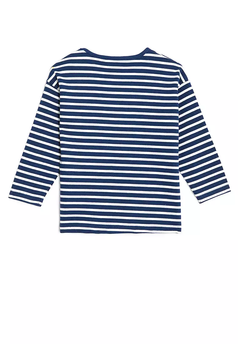 3pk Pure Cotton Striped Tops