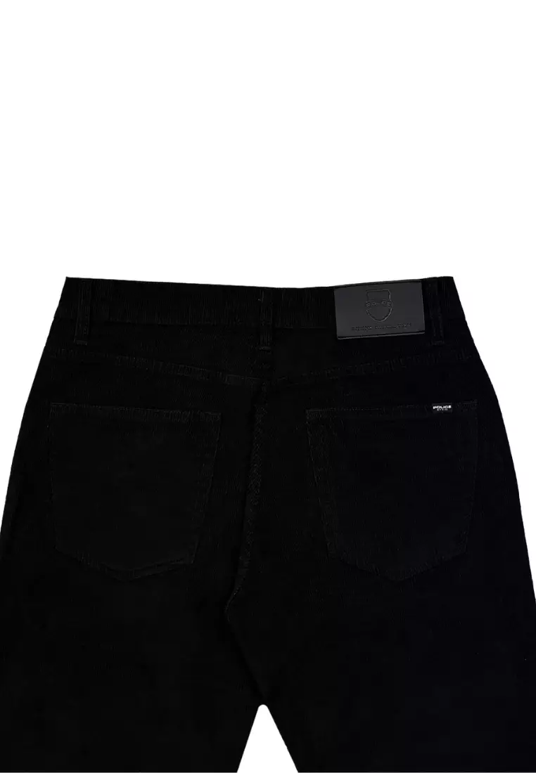 POLICE Celana Corduroy Premium Panjang Regular Fit Pria