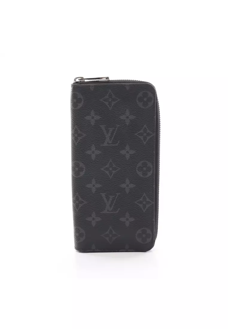 Louis Vuitton Crafty Zippy Wallet (12 Card Slot) Black in Monogram