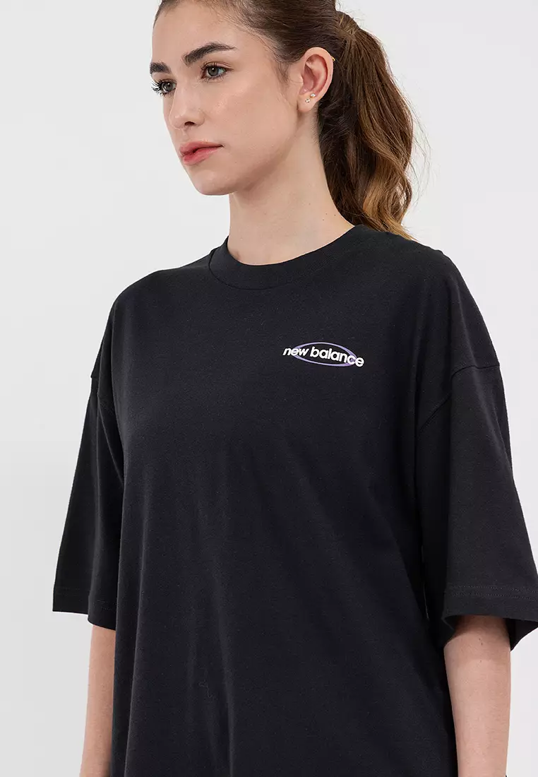 Sport Graphic Oversized T-Shirt Womens