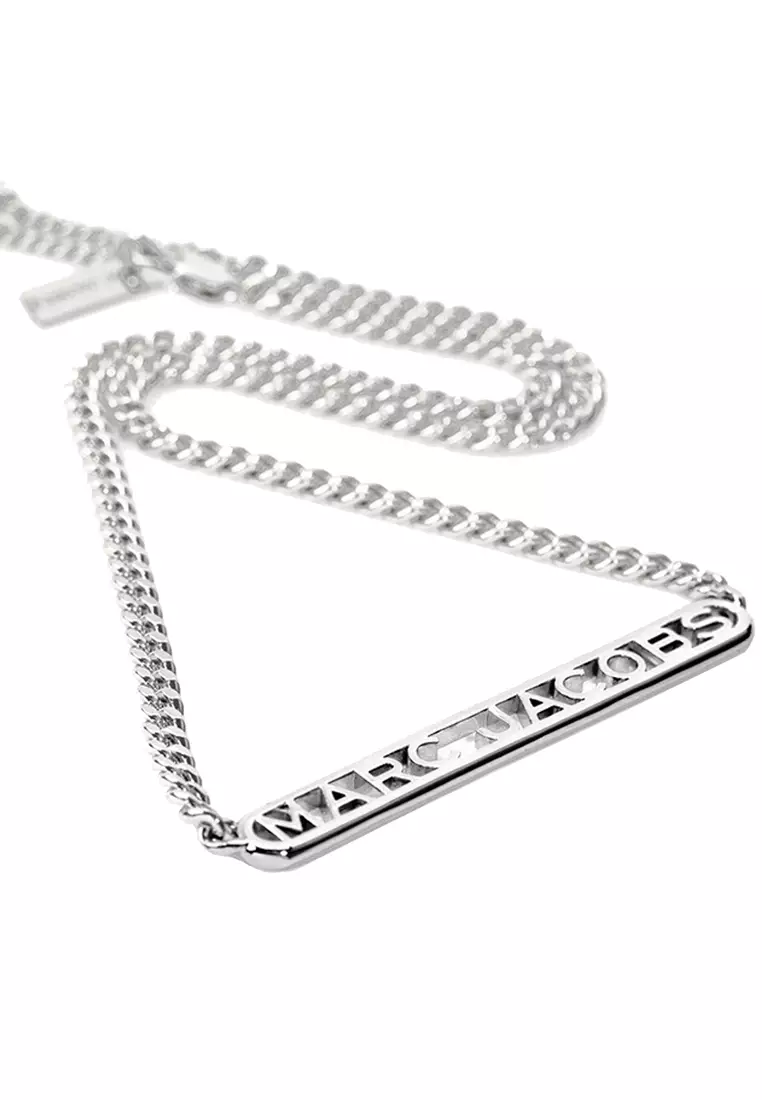 Monogram Chain Necklace in Silver J305M03FA22