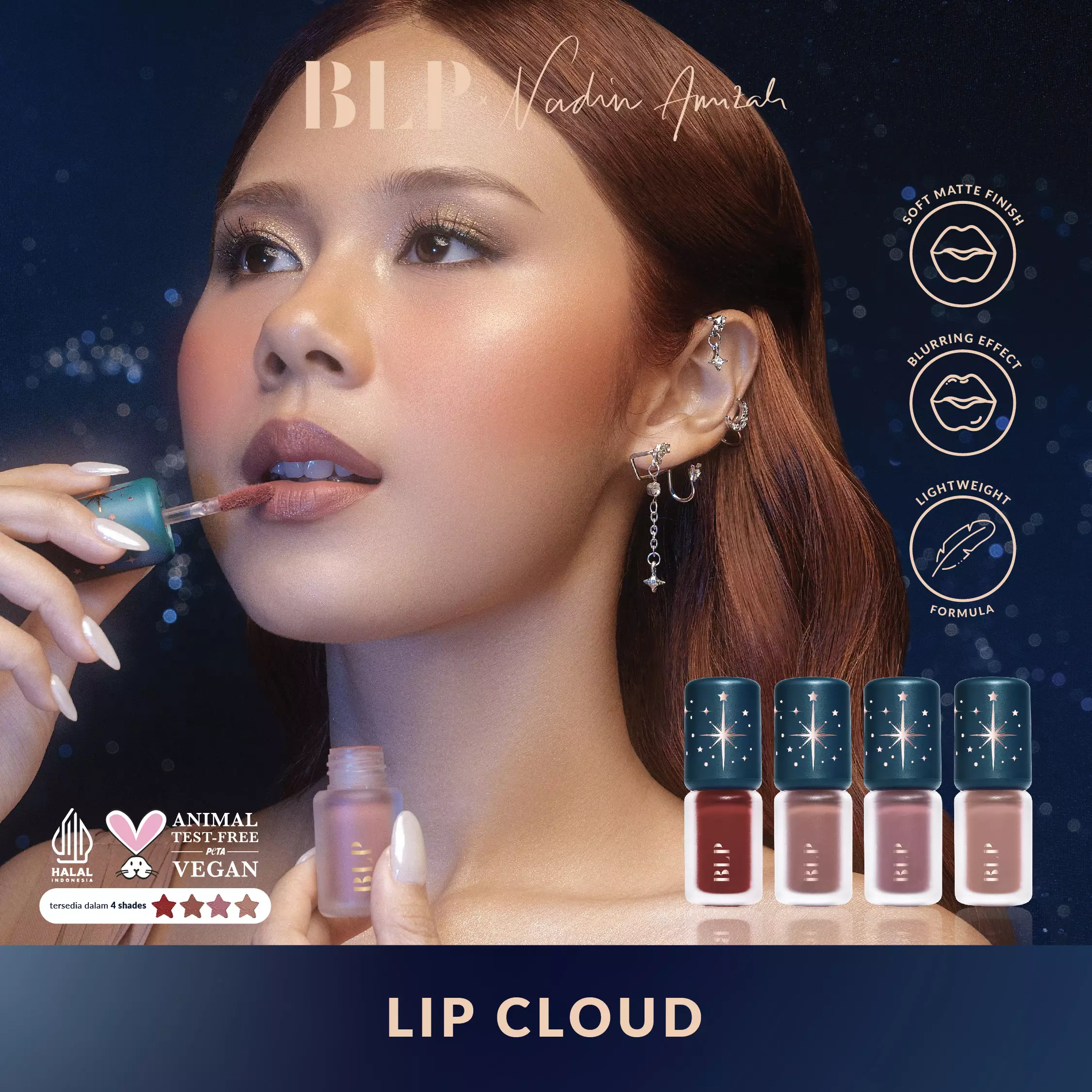 BLP x Nadin Amizah - Lip Cloud Luna - Lipcream