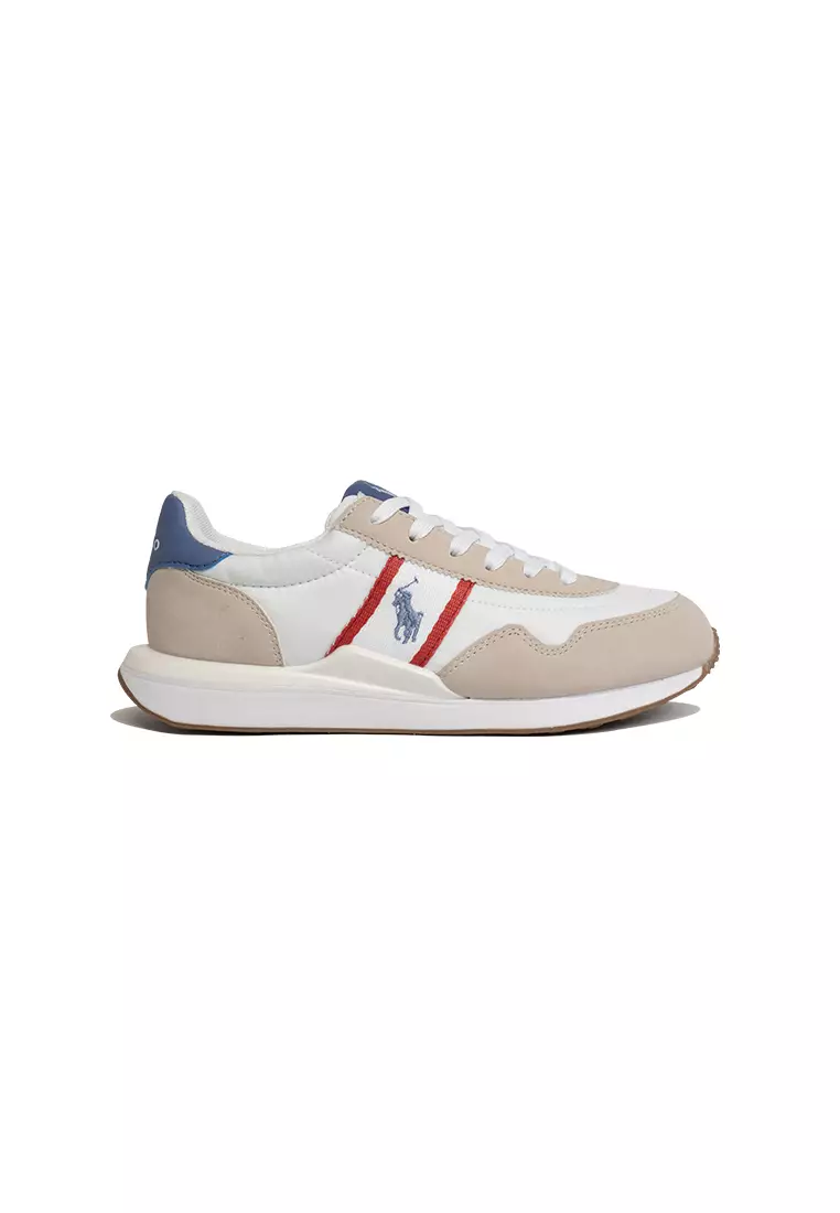 Discount on Polo Ralph Lauren  shoes - SKU: Train 89 Sport Sneaker - White/Multi (244110)