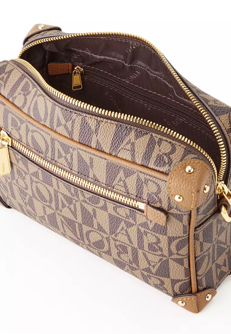 Medium Brown Monogram Crossbody Bag