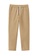 MANGO KIDS brown Linen-Blend Elastic Waist Trousers EA285KAD17EDBDGS_1