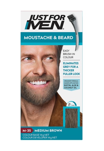 Just For Men Just For Men Brush-In Color Gel for Moustache, Beard & Sideburns - Medium Brown 16747ES4401BFEGS_1