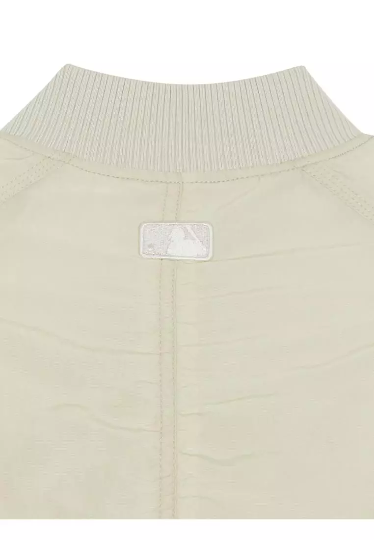 WOMEN'S BASIC NYLON CROP JACKET BOSTON RED SOX