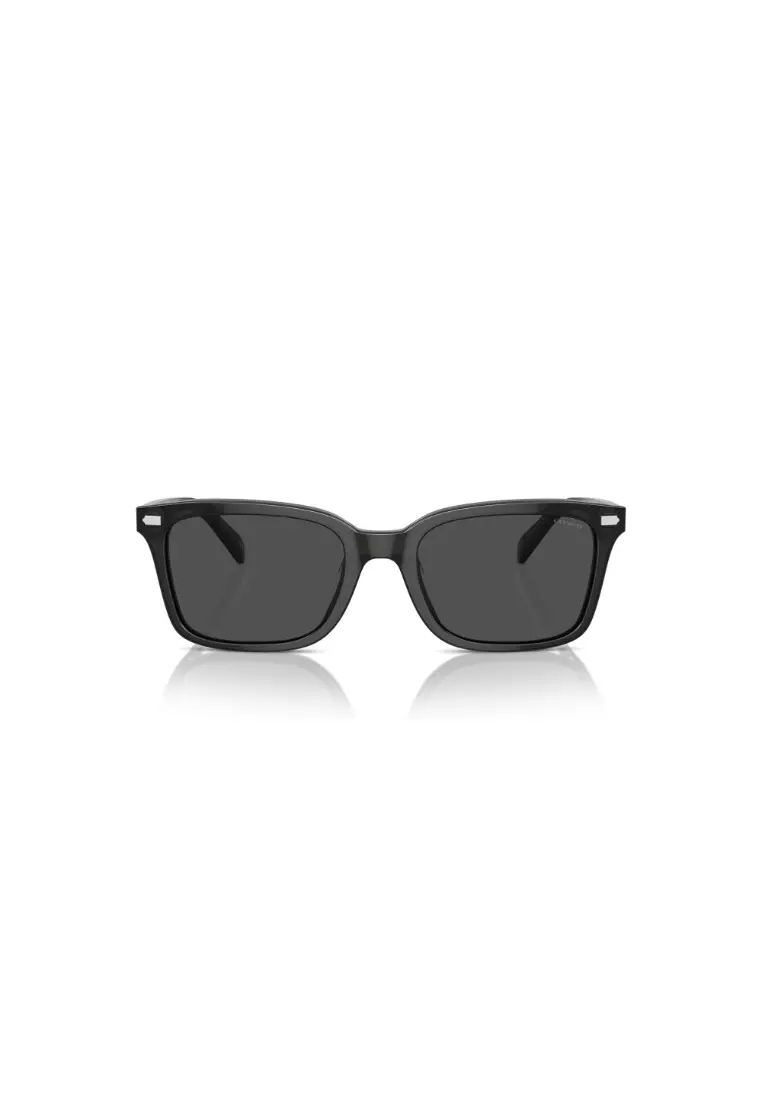 Coach Transparent Gray Square Sunglasses with Case and Accessories Coach CL910 HC8385U 579387 Sunglasses Men main image 4