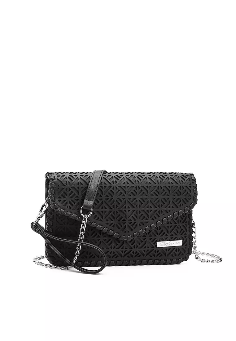 GYKACO ROSE Black - Dompet & Clutch Wanita - Fashion Wallet & Clutch