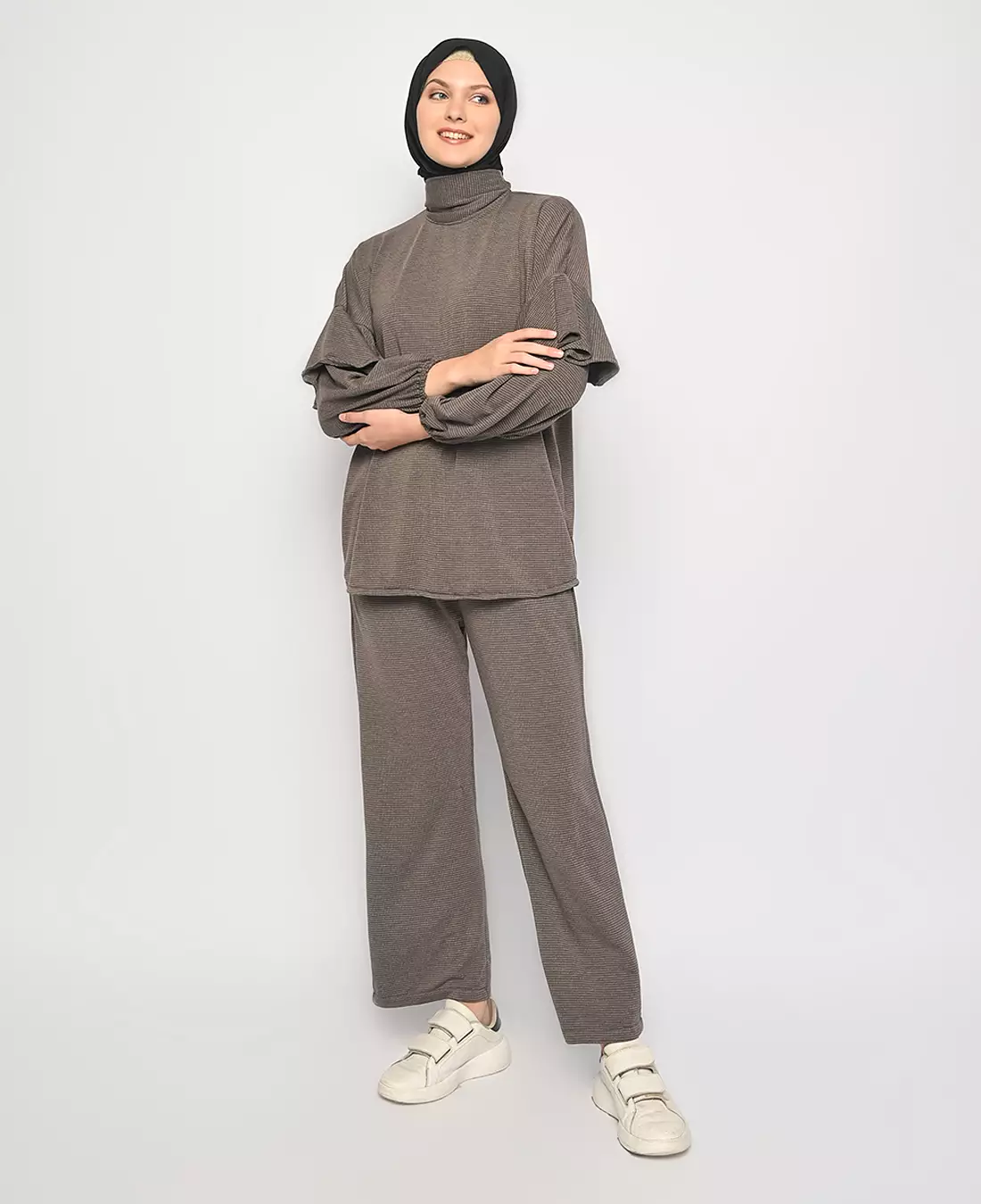 Lorena Pants Set Coffe