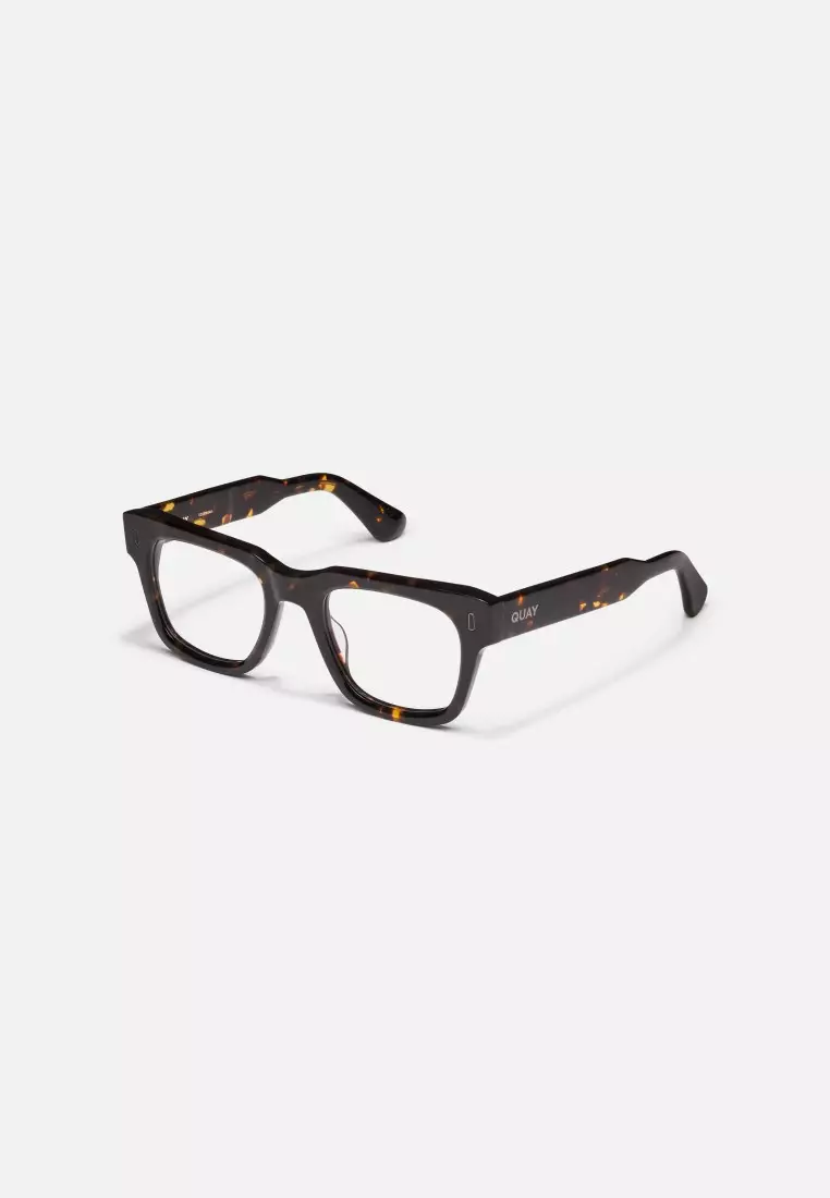 QUAY Exec Optical Eyeglasses - Dark Tort