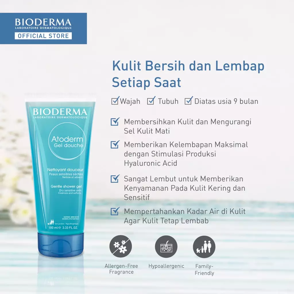 Bioderma Atoderm Shower Gel 100 ml