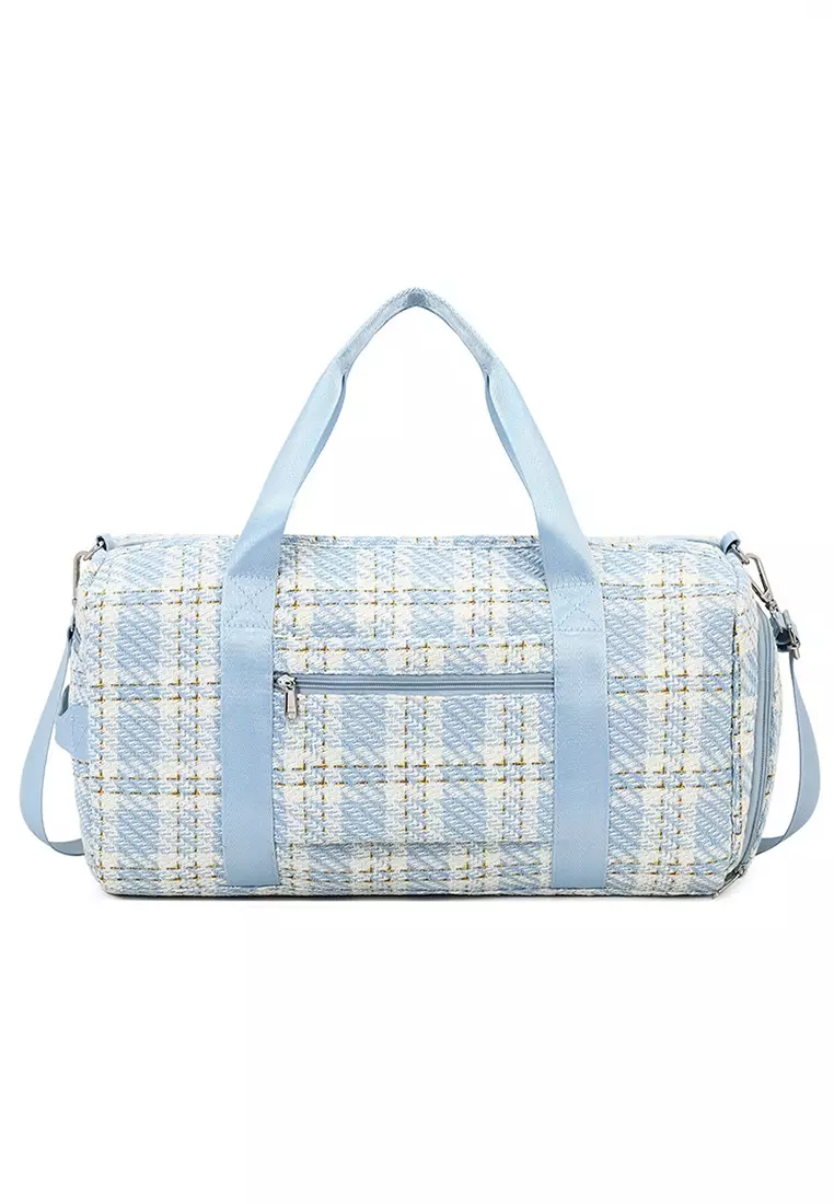 Stowable Duffel Bag With Shoes Compartment