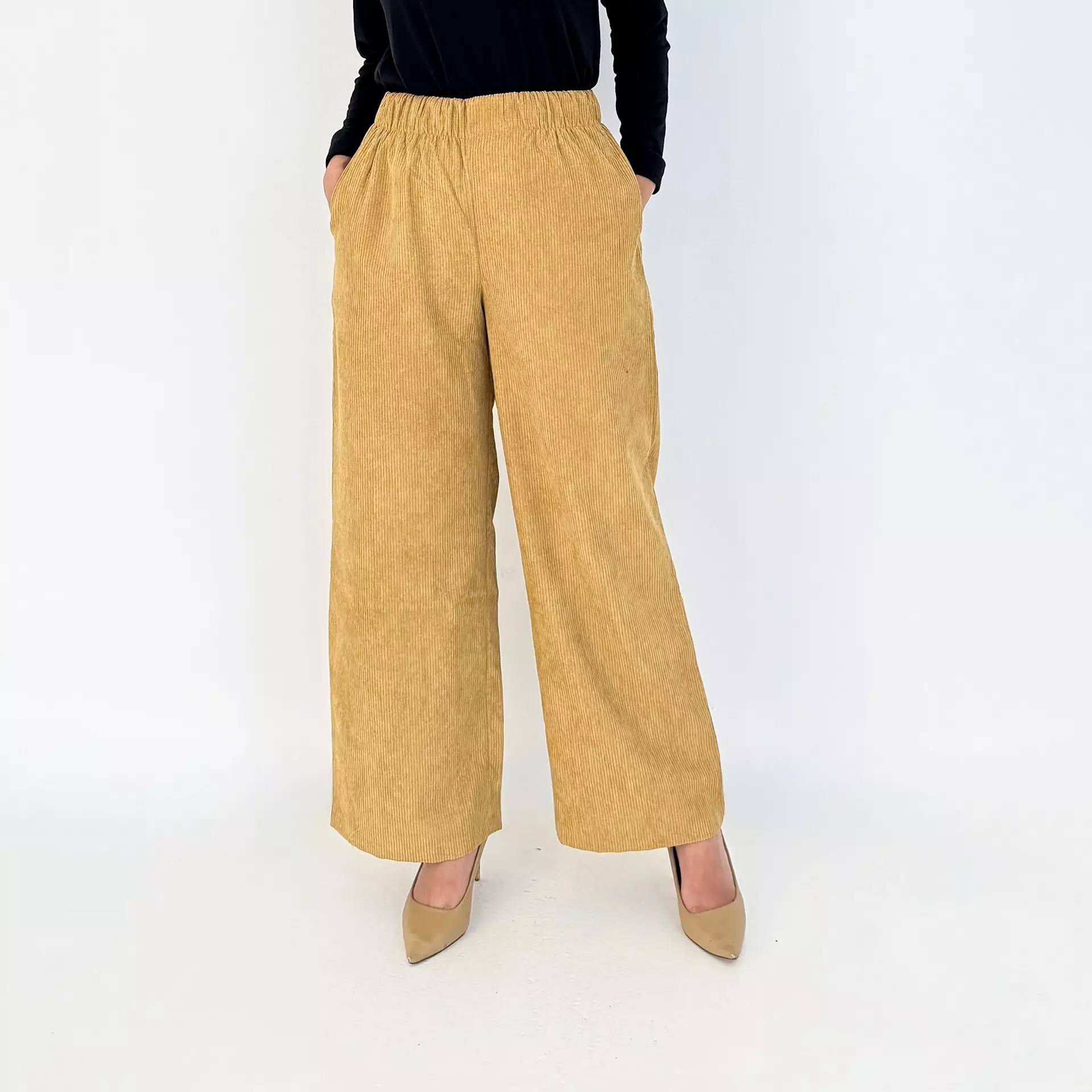 BUY 1 GET 1 FREE Denim Palazzo Kelly DARK BLUE + Kulot Korduroy COKLAT