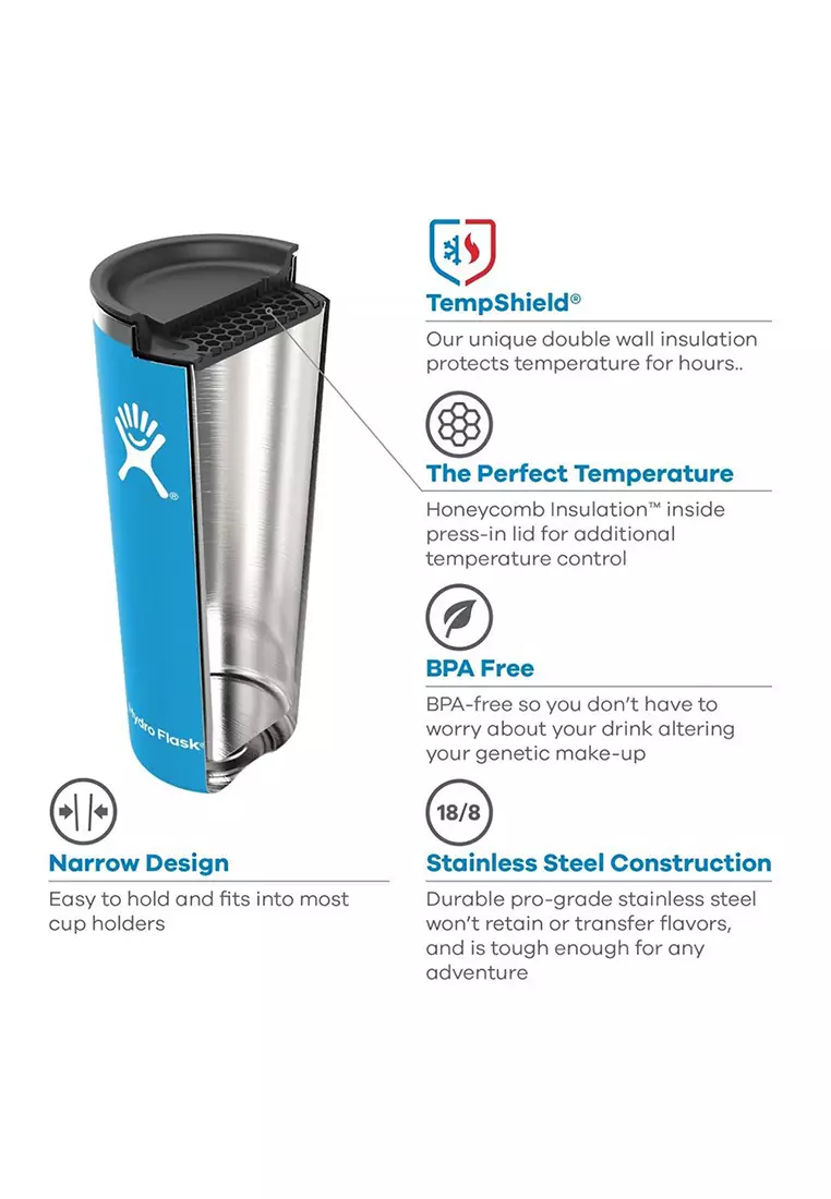 Hydroflask 40 oz All Around Tumbler Straw Lid - White