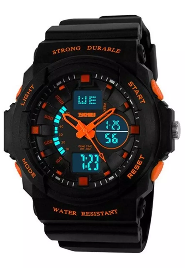 Jam Tangan Casual Anak LED Waterproof Strap Tali Material PU Berkualitas YU86 ORIGINAL