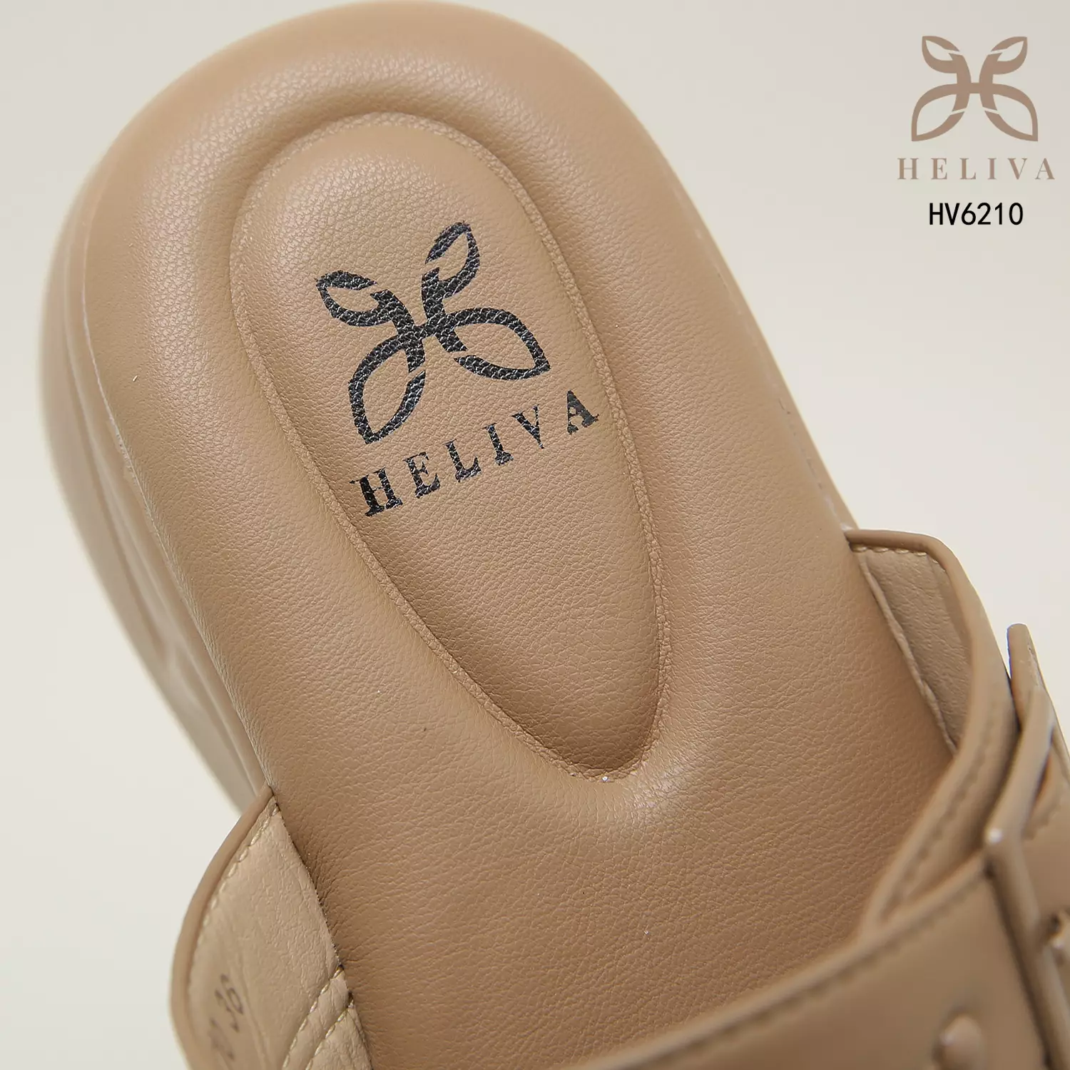 Heliva Julia Slide Slip On Wedges Double Strap Sol 5 cm