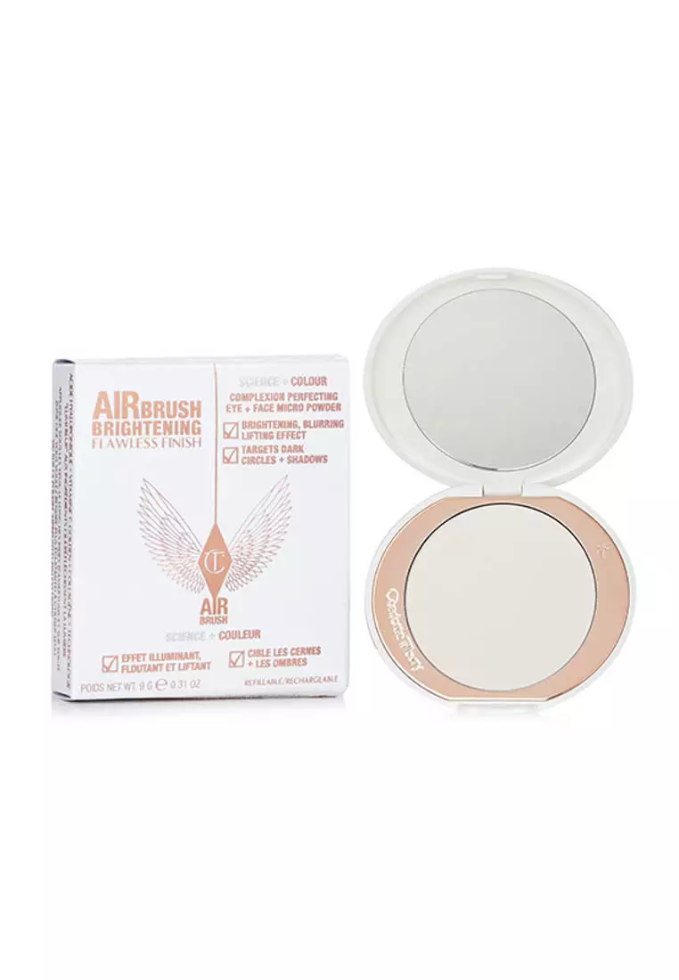 CHARLOTTE TILBURY - Airbrush Brightening Flawless Finish Powder - # Fair Medium 9g/0.31oz